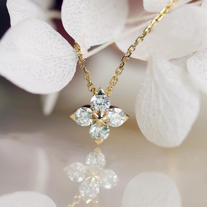 Little Flower Gold Waterproof Necklace